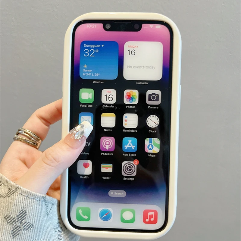 Simple Transparent Solid Color Couples Phone Case For iPhone 11 12 13 14 15 16Pro Max X XR XS Max 7 8 15Plus Soft TPU Back Cover