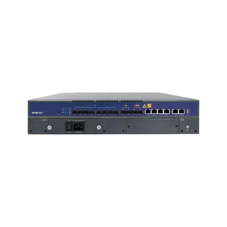 ZISA OP1608 Ftth 10 Gigabit Ethernet 8 Ports 1 U Gpon Olt Compatible With Popular ONU and Various Types of Ont