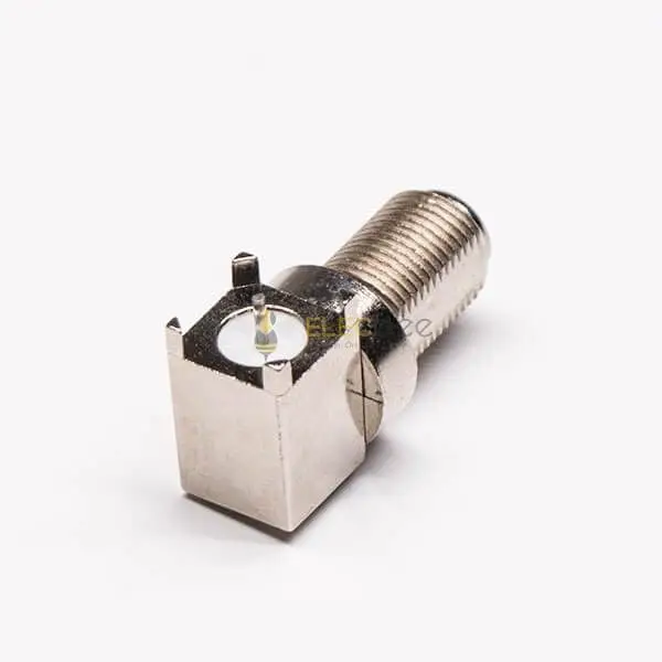 2pcs F Connector Female 90 Degree Through Hole for PCB Mount