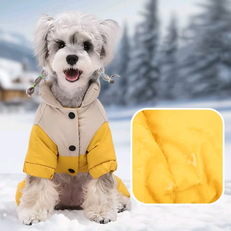 

Chihuahua Autumn Winter Dog Clothes Waterproof Jacket For Small Medium Dogs Soft Padded Puppy Vest Coat Pet Costume