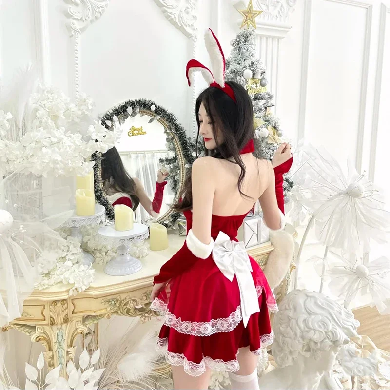 Cosplay Halloween Sexy Cape Queen Cape Christmas Dress Dress Red Cape Christmas Bunny