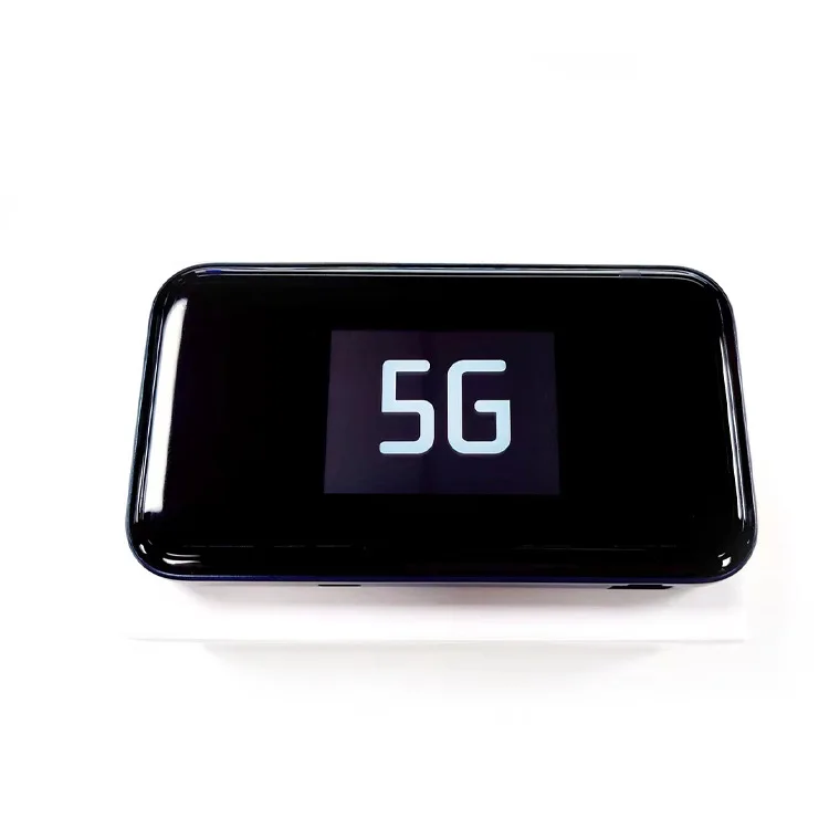 เราเตอร์ WiFi แบบพกพา5G พร้อมซิมช่องเสียบบัตรเราเตอร์5G MU5002 WiFi 6 1800Mbps Type-C LTE ฮอตสปอตมือถือ CAT22