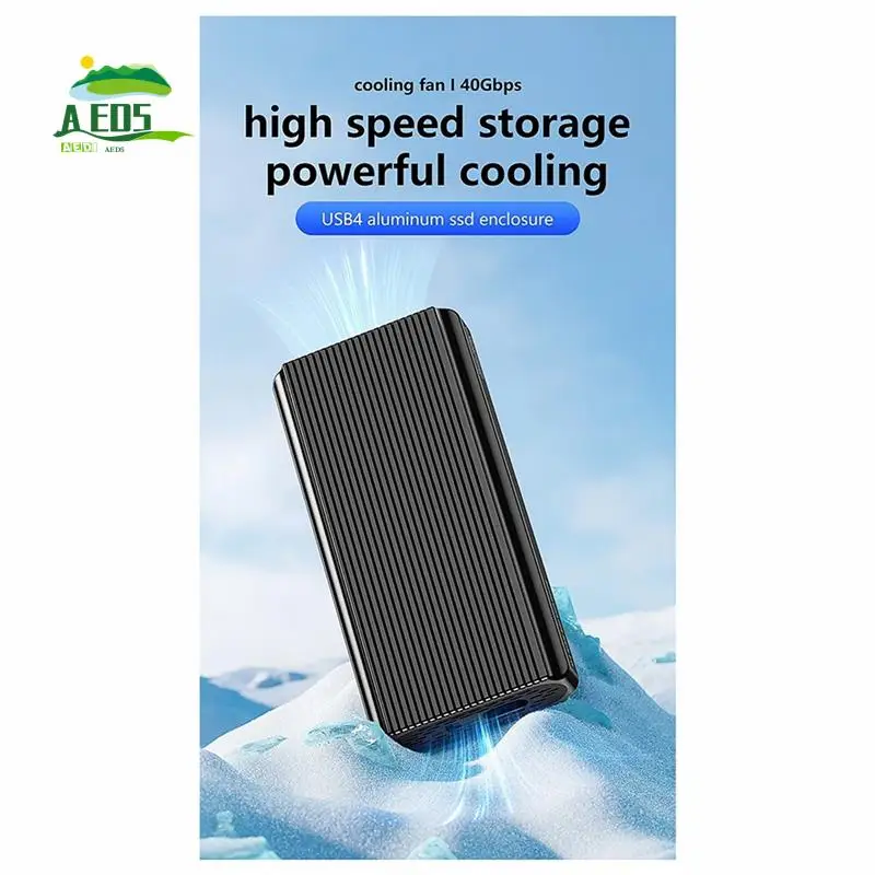 

AED5-USB 4.0 40Gbps M.2 Nvme SSD Enclosure For Thunderbolt 4/3 USB 3.2/3.1/3.0 ASM2464 External Hard Drive Case For PC