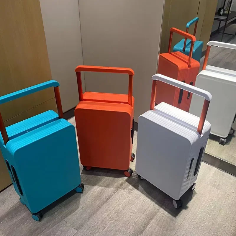 バニーフライ ラゲージ トレンディ ワイド トロリー スピナー アウトドア 大容量 トラベル スーツケース ラゲージ ユニバーサルホイール キャリーオン スーツケース