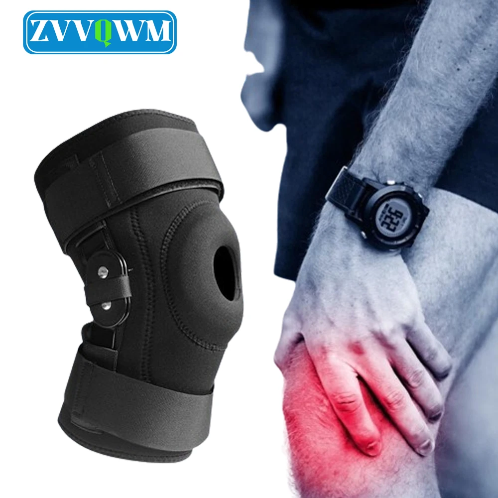 

1Pcs Adjustable Patella Knee Support Side Stabilizer Women Men Hinged Knee Brace Joint Pain Relief Sports Knee Protection Tear