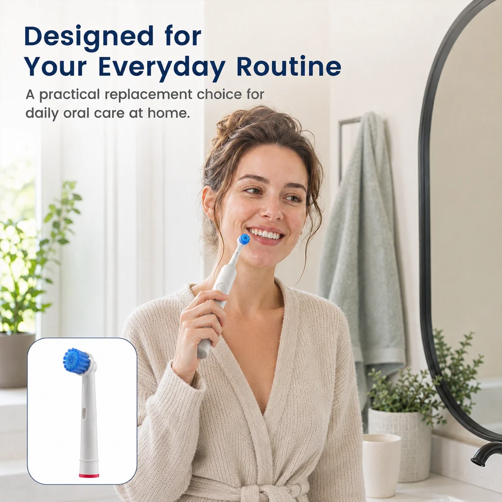 EB17S 16pcs Set Electric Toothbrush Head For Oral B Sensitive Replacement Brush Heads D25 D30 D32 D18 For Oral-B Professional