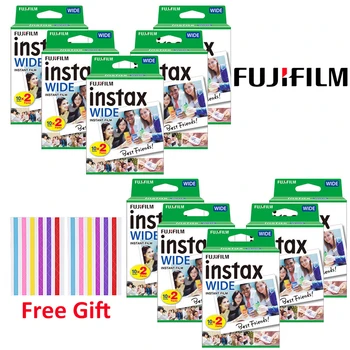 10-200 Sheets Instax Mini Wide Films Photo Paper for Fujifilm Instax Wide 210 200 300 100 500AF Instant Film Camera (2025-07)