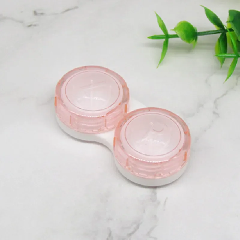 Contact Lenses Case L+R Mini ColoredContact Lens Box for Colored Eyes Travel Eyewear Accessories Kit Holder Lens Container