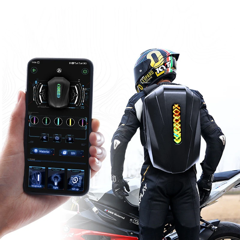 

2025 Newest Design Motorcycle Helmet Bags Supplier Wholesale Motocross Bike Motorbike Backpack Waterproof Moto Biker Backpack