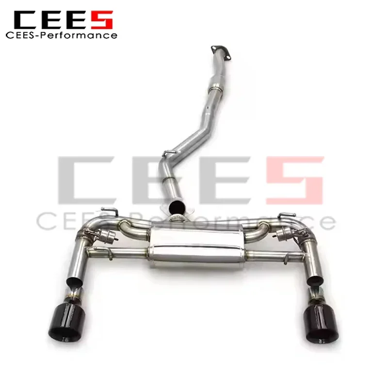 

cees Performance Catback Exhaust For Toyota FT86/GT86/GR86/86 2.0 2012-2024 Stainless Steel with vacuum Valved Exhaust System