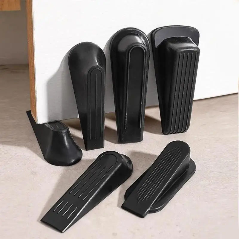 1Pcs Wedge Shape Buffers Door Holder Plastic/Rubber Door Stop Stoppers Non-Slip Base Heavy Duty Door Stopper For Office