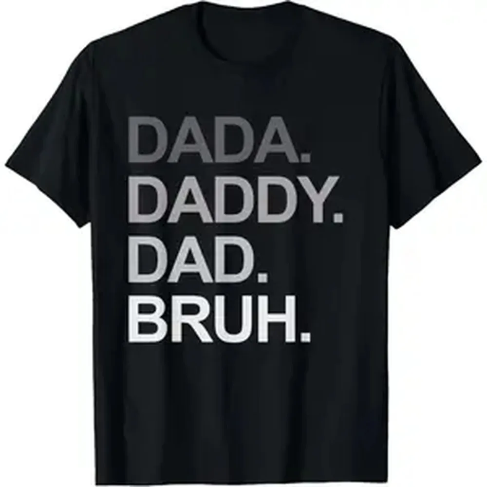Cotton Dada Daddy Dad Bruh Funny Husband Dad Father's Day Mens T-Shirt,Grunge