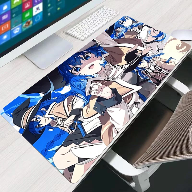 Office Mouse Pad kawaii Computer Keyboard Mat Mushoku Tensei High-Quality Anime Desk Mat Game Extended Mousepad Large Gaming Pad