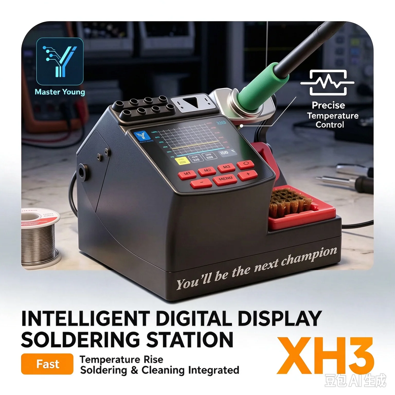 Master Young XH3 High-Power Electronic Soldering Station – Supports C210/C245 Handles, Suitable for Mobile Phone Repair