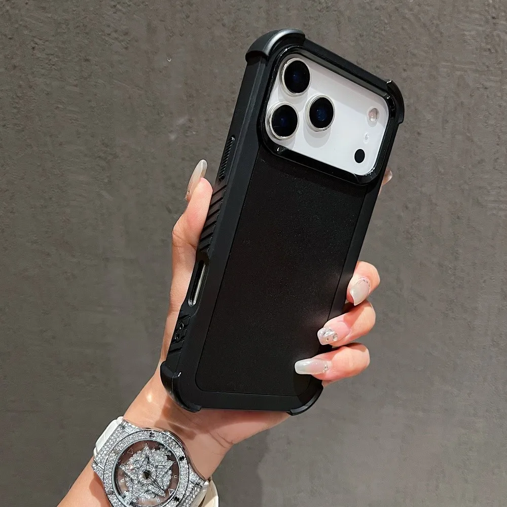 เคสกันกระแทกแบบแข็งสำหรับ iPhone 17 Air 16 15 14 Plus 13 12 11 Pro Max 16Pro 17Pro 17ProMax ป้องกันแรงกระแทกสไตล์ทหาร ดีไซน์เท่ห์