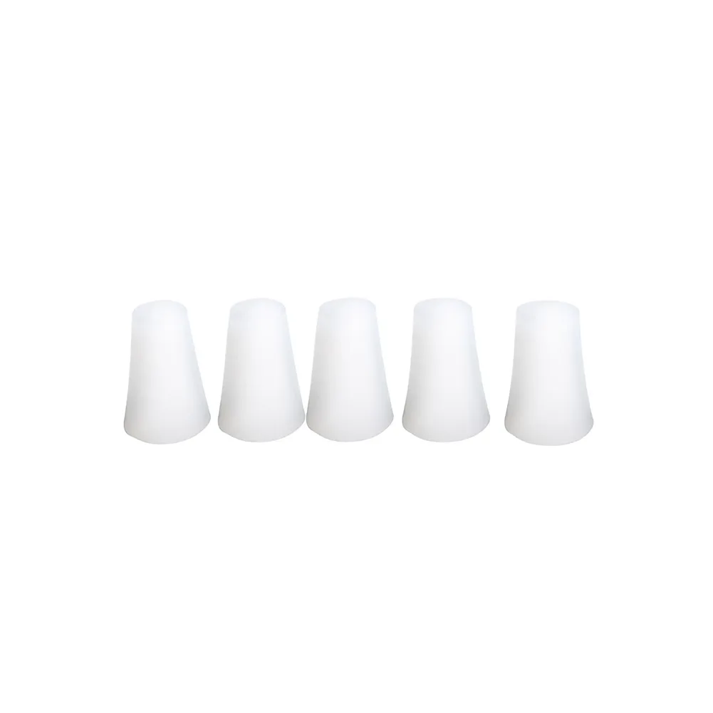 100Pcs Conical Silicone Stopper High Temp Plugs Sealing Tapered Stopper Plug for Powder Coating Electroplating Paint