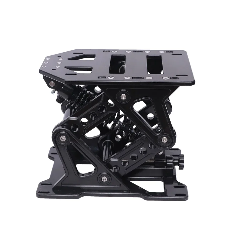 Seat lift base room wheel boat yacht seat aluminum alloy base black square support yacht large seat