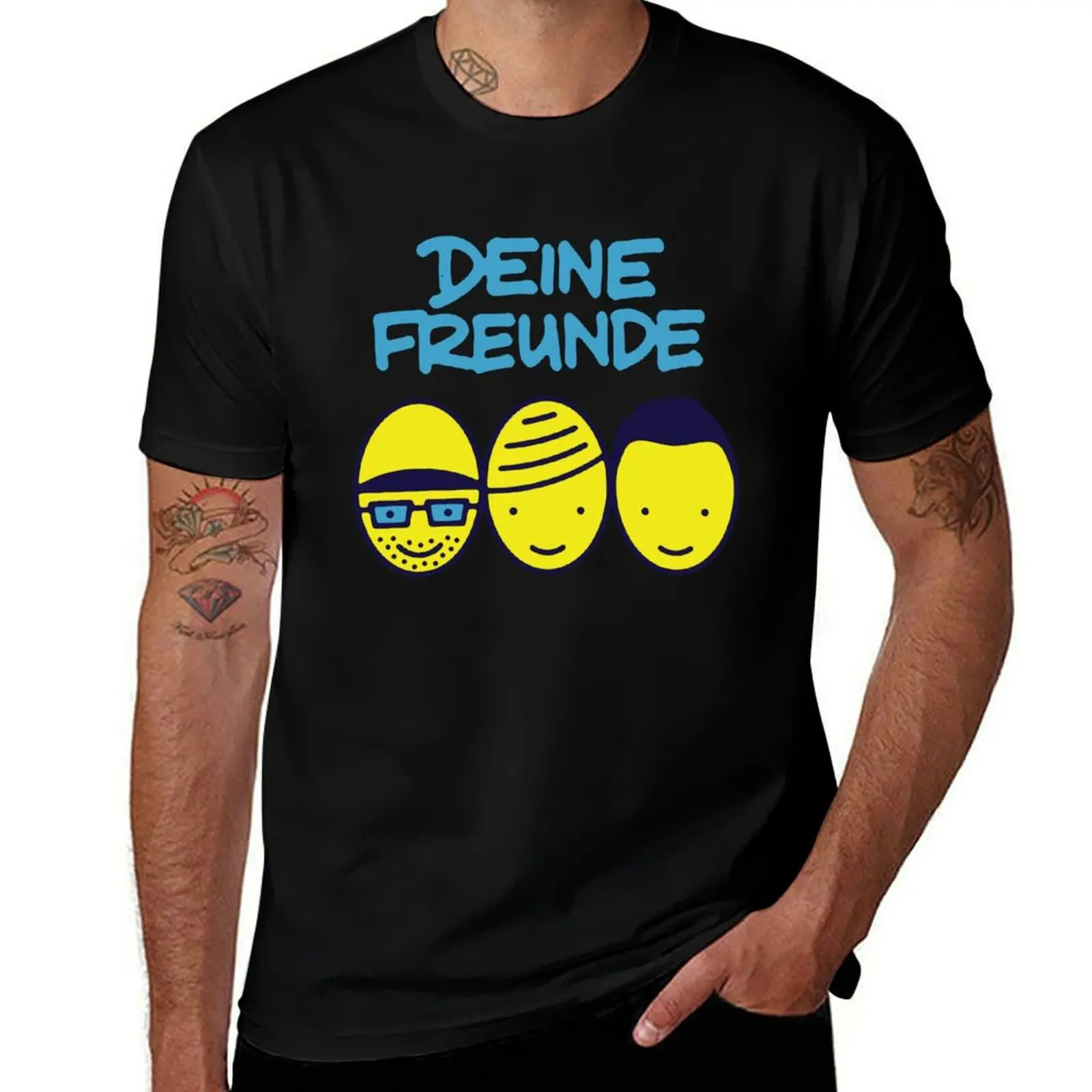 

Deine Freunde T-Shirt Relaxed Casual Short Sleeve Tee