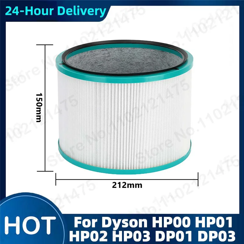 

For Dyson Air Purifier HP00 HP01 HP02 HP03 DP01 DP03 HEPA Filter Activated Carbon Filters Fit Parts Accessroies