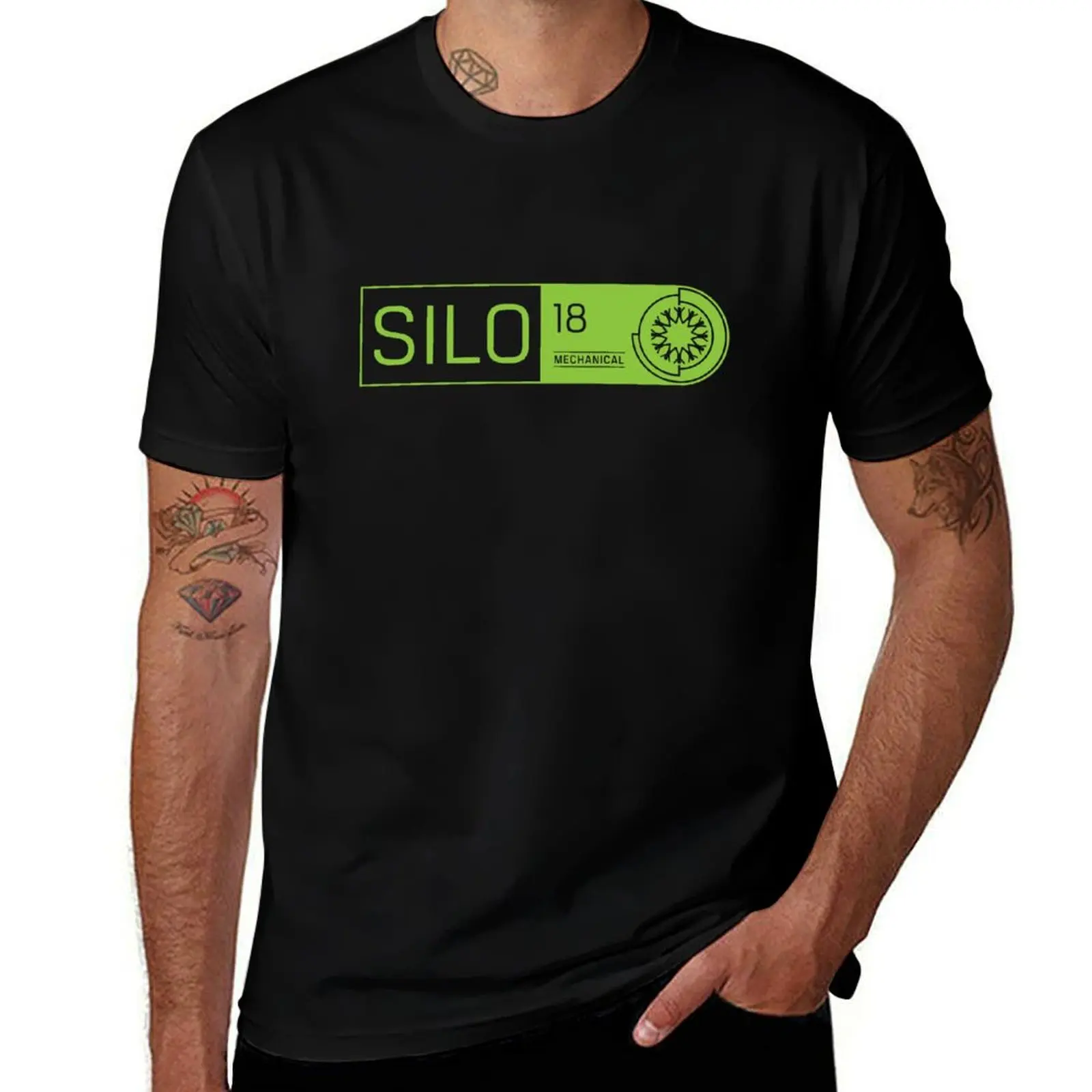 

SILO 18 - MECHANICAL (Computer Green) T-Shirt t shirts designer man t shirts high quality luxury brand t shirt for man T-Shirt