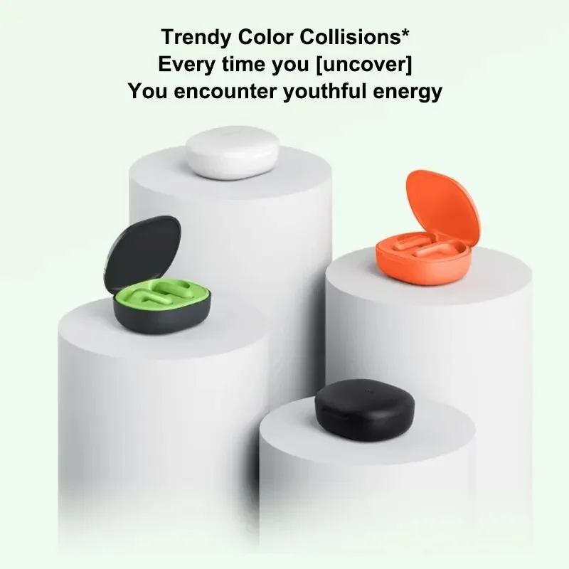 샤오미 레드미 버즈 4 라이트 TWS 무선 이어폰, 블루투스 긴 배터리 수명, IP54 5.3 통화 소음 차단 버즈 4 청소년 에디션