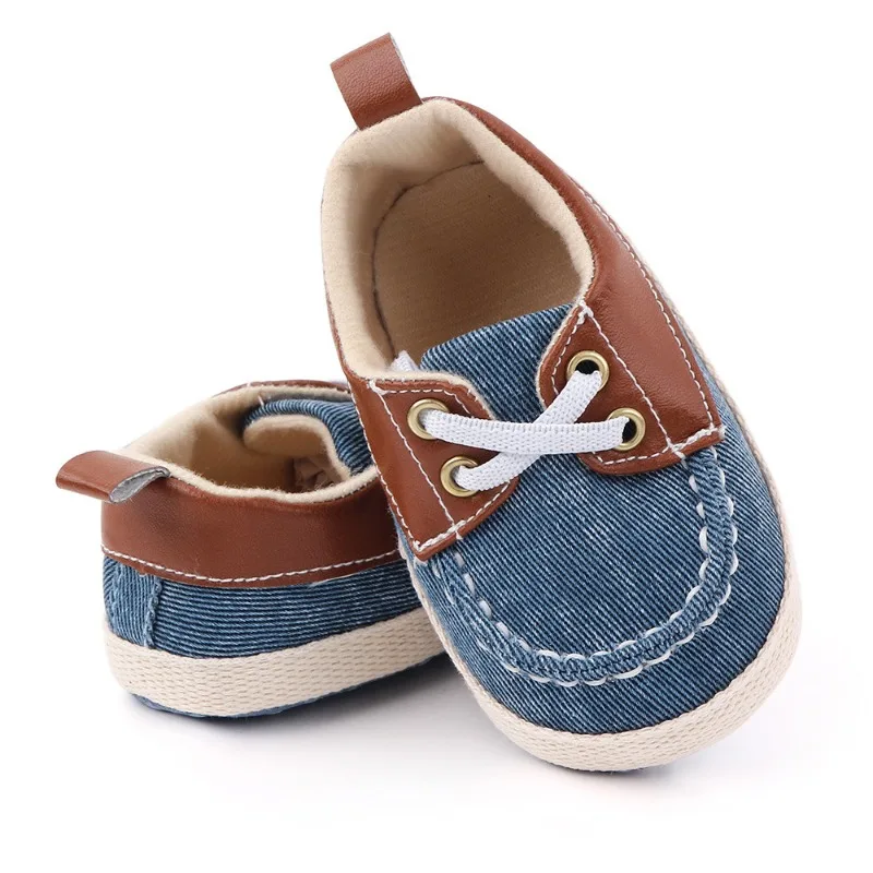 

Newborn & Toddler Baby Boys Canvas Sneakers - Soft - Bottom, Non - slip, Ideal for Spring & Autumn Outdoor Wear