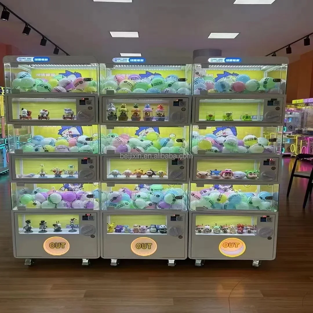 Three-layer Vending Machine Capsule Machine High Quality Coin Operated Gachapon Toys Vending Machine For Malls