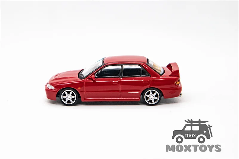 Tarmac Works 1:64 Lancer GSR Evolution Red Diecast Model Car