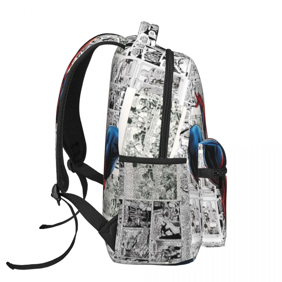 Spider Man Bedrukt Lichtgewicht Casual Schooltas Voor School, Outdoor, Winkelen, Kantoor 17Inch