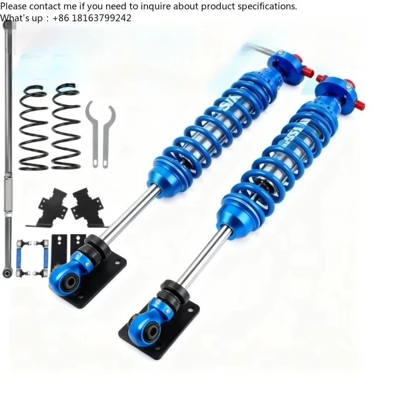 High-Performance New Blue Front/Rear Shock Absorbers with Accessories Universal Fitment for Superior Vehicle Damping Stability