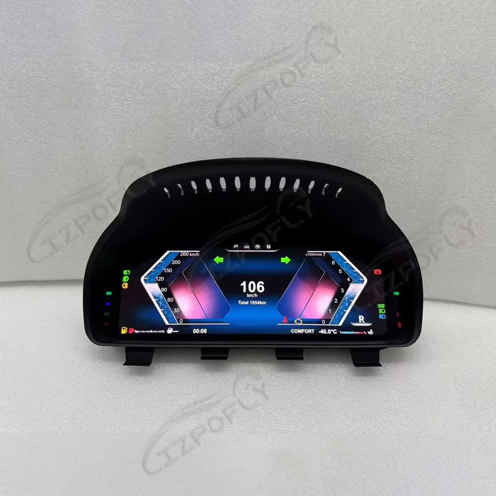 

LCD Speedometer Car Dashboard For BMW 5 Series Universal Board Instrument Display Carplay Digital Cluster Virtual Cockpit Linux