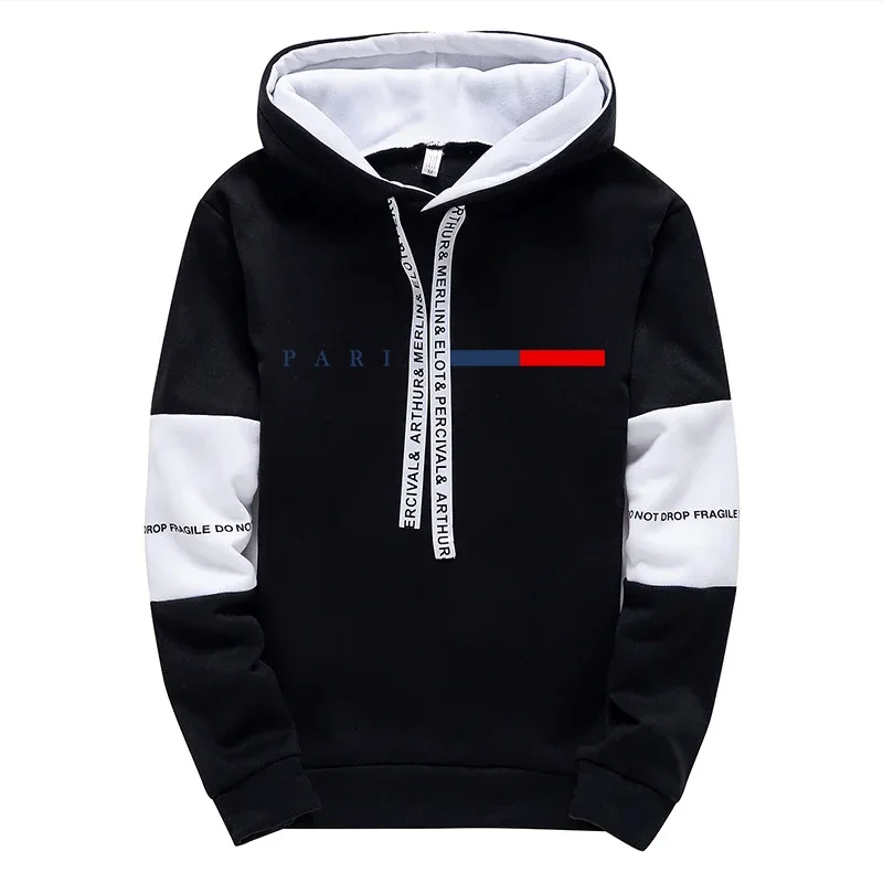 Men's Set/Hoodie/Pants Paris Fashion Autumn Winter Casual Sports Hooded Pullover & Sweatpants Outdoor Street Comfort Sportswear view 6