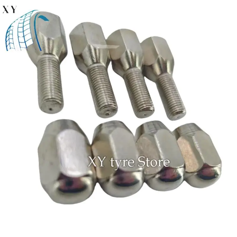Stable upgrade of go kart dedicated aluminum wheel screws and nuts to prevent loosening and detachment