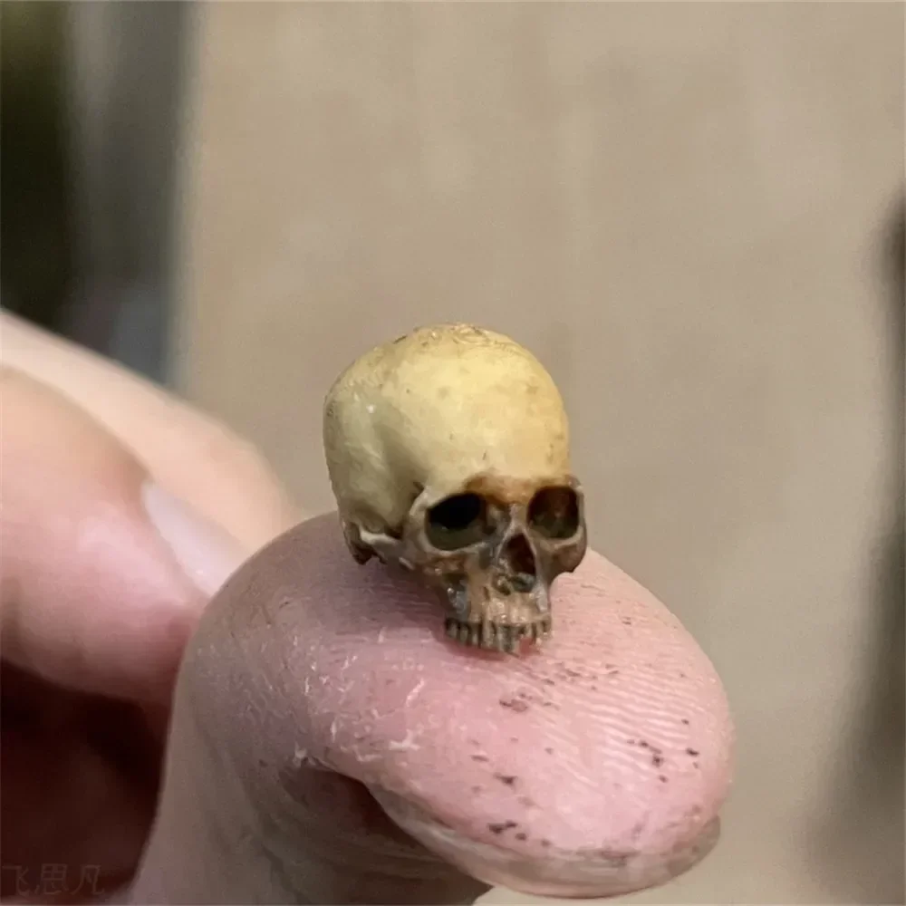 New High Quality Mini Skull Miniature Model for Halloween Home Decor Dollhouse Plant Fish Tank Decoration Gift