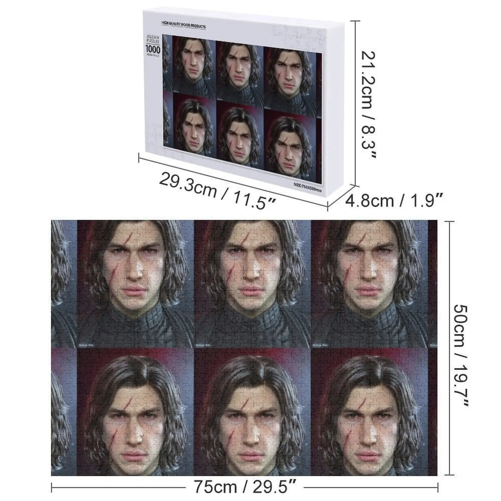 아담 드라이버 직소 퍼즐 어린이 게임 어린이 퍼즐