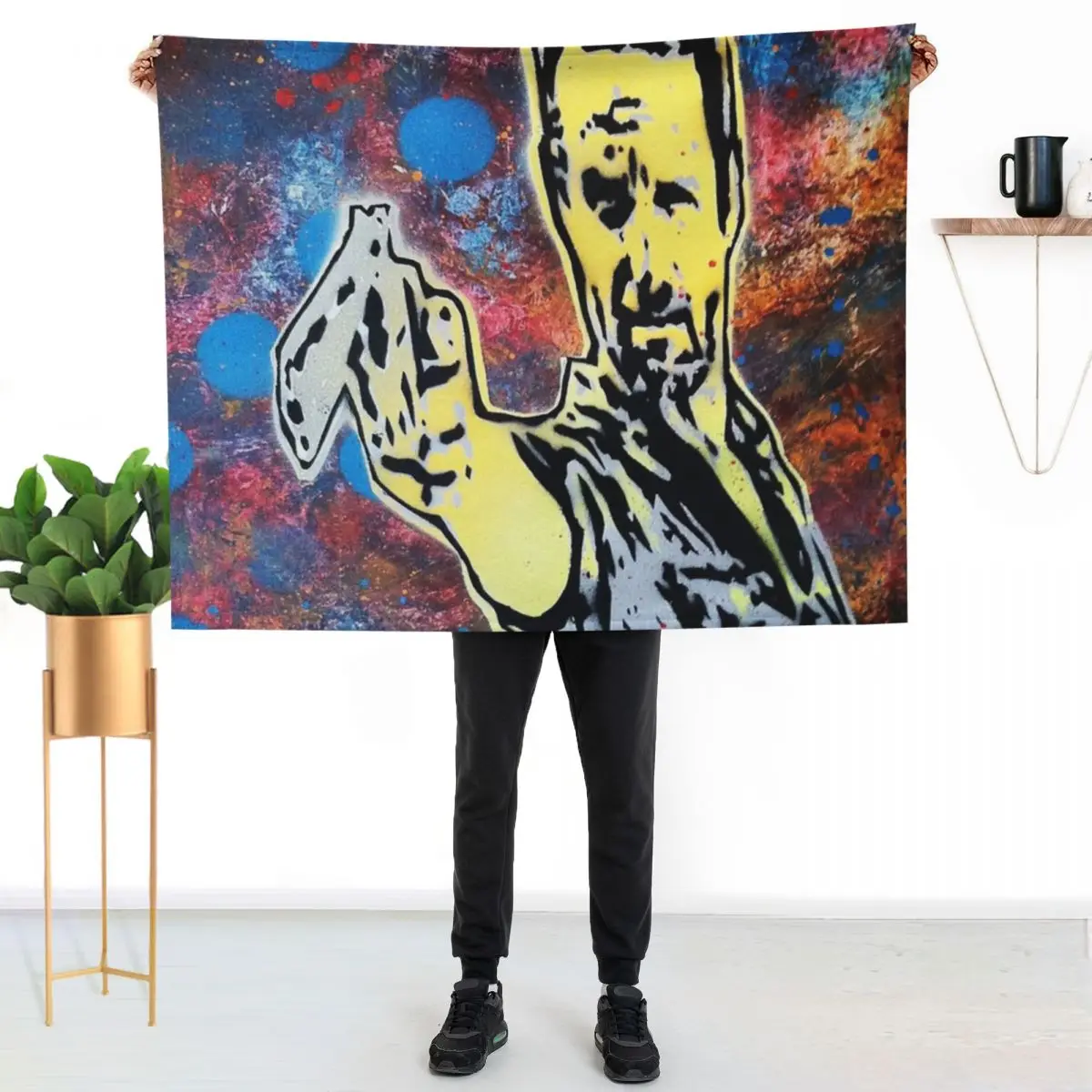 Rick Grimes Throw Blanket Loose Designers Blankets Sofas Of Decoration Weighted Luxury Throw Plaid on the sofa Blankets - view 2