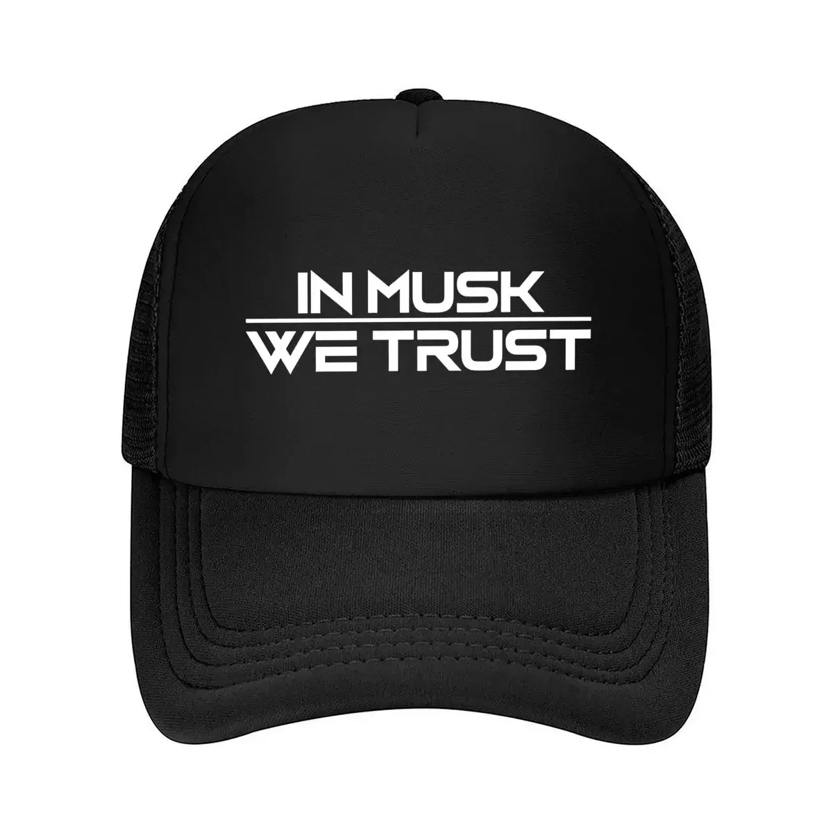 2026 Musk Trust Pop - Culture - Inspired, Tech Figure Tribute Design Mesh Baseball Cap