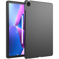 Soft Case For Lenovo Tab M10 Plus (3rd Gen) 10.6'' 2022 TB-128FU TB125FU Flexible Silicone TPU Black Protective Shell Back Cover
