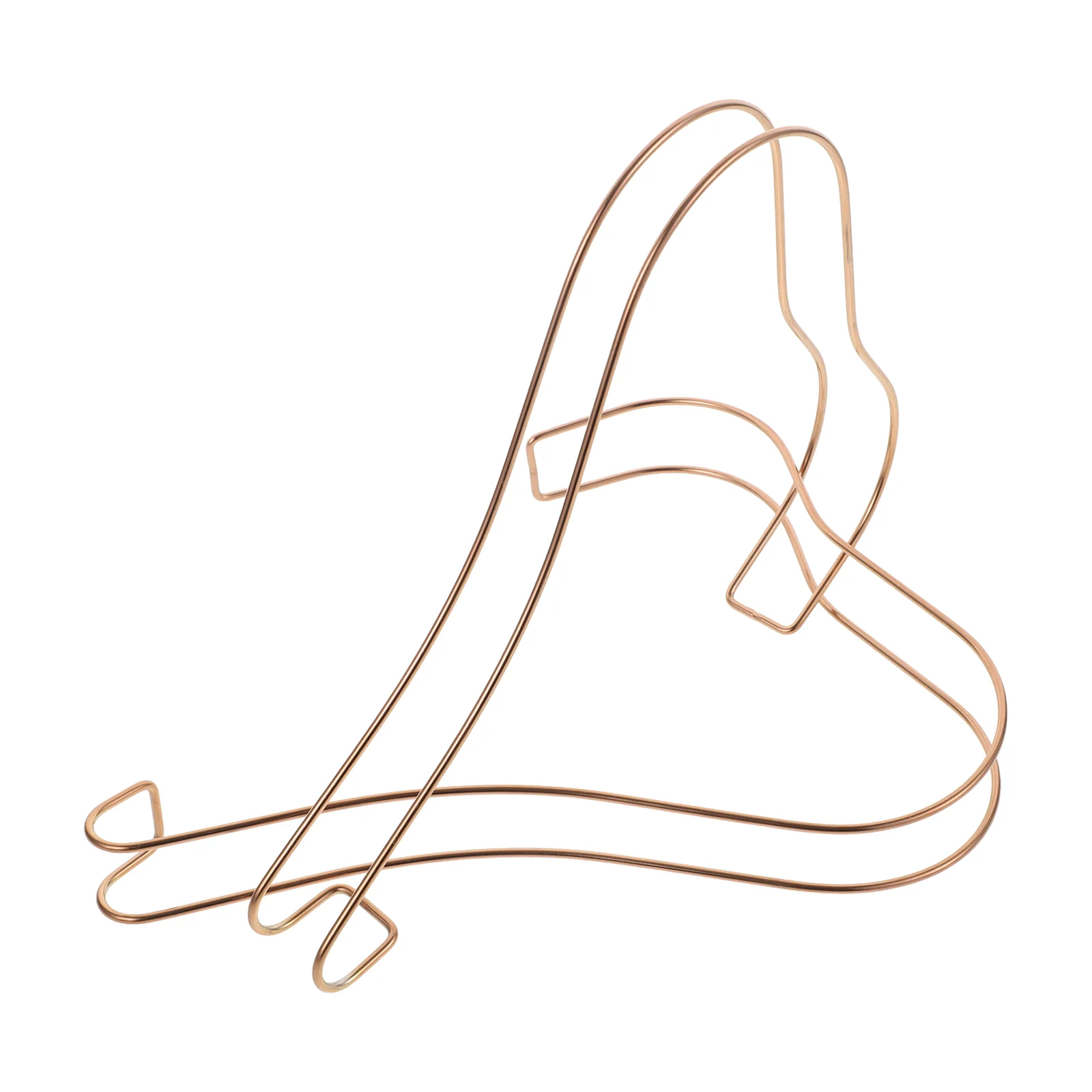 

2 Pcs High Heels Display Stand Lid Sandals Clear Wipes Holder Shoes Inserts Rack Supports Small Rabbit Man