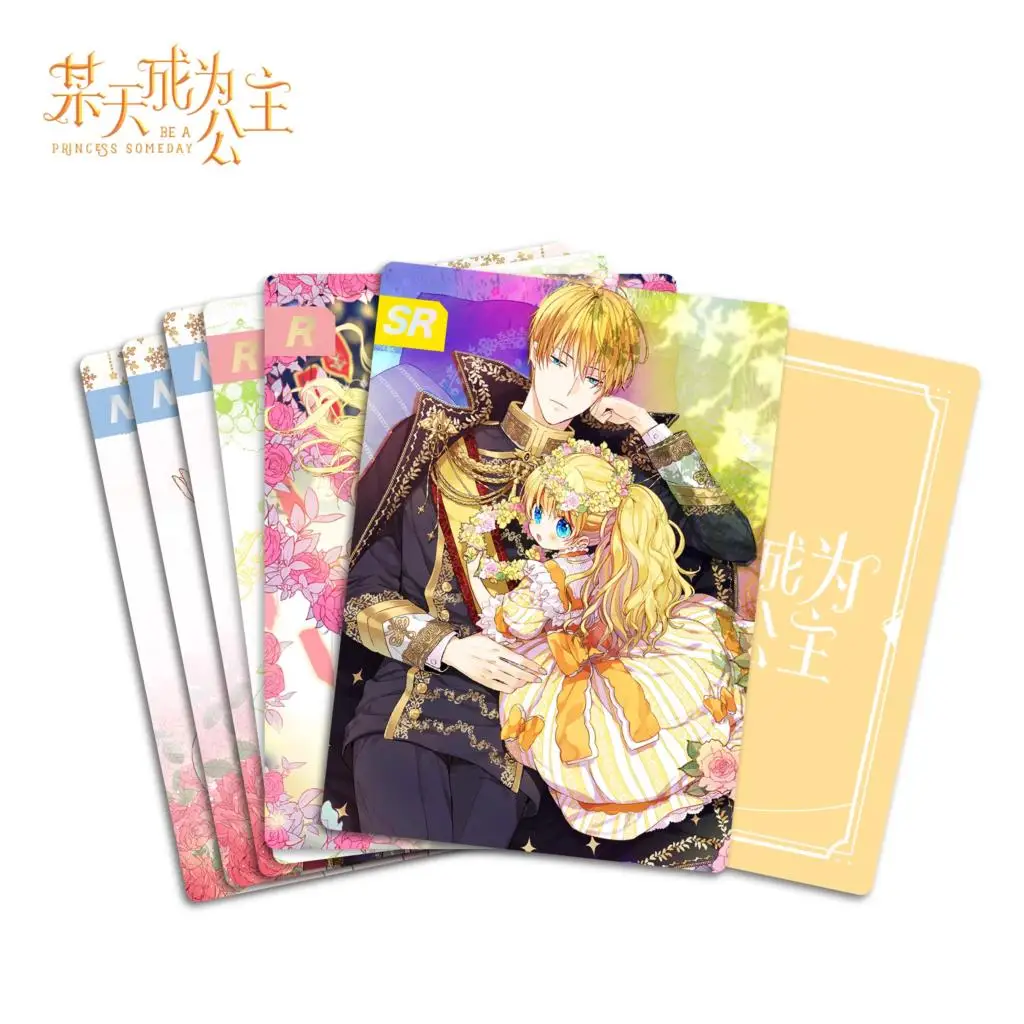 

New Comic Be A Princess Someday Lomo Card Princess Sia and Claude Cartoon Figure Laser Card Collection Cards Fans Gift