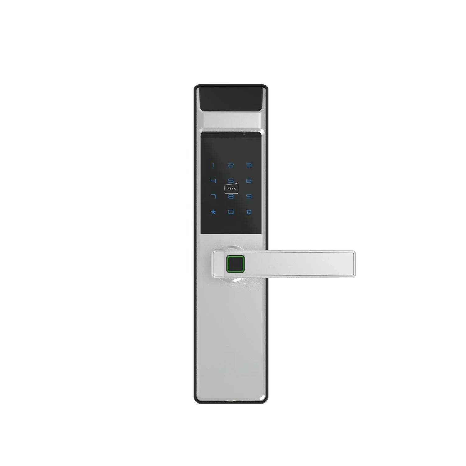 High quality Fingerprint Door Lock Residential Card Code Key Lock from China Wholesaler