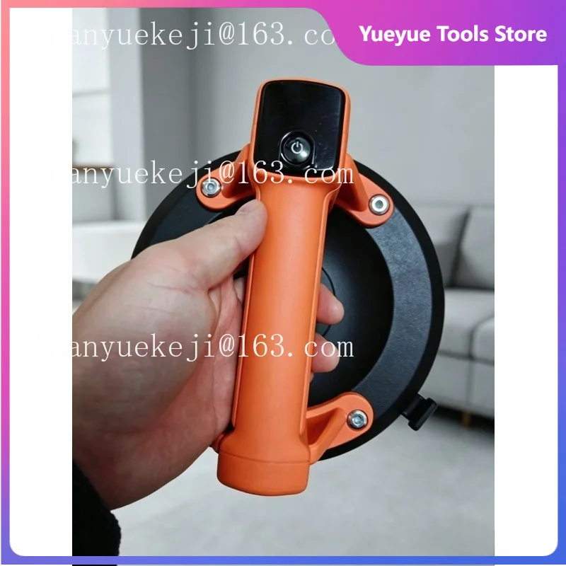 Heavy Duty Electric Vacuum Suction Cup, Auto Air Replenishment Lifter for Ceramic Tile Glass & Floor Slab