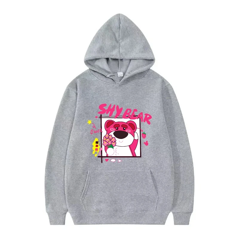 Disney Lots-o'-Huggin' oso patrón mujer blanco invierno moda suelta Top ropa jerseys señoras baratos sudaderas con capucha hombres sudaderas