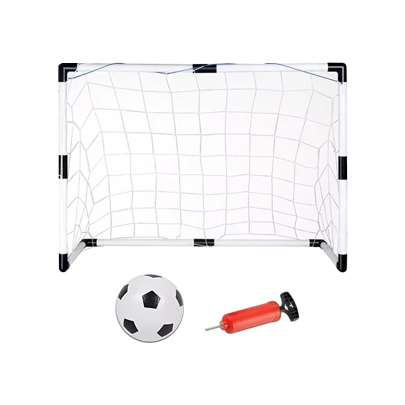 Sports Kids Mini Soccer Goal Set Develop Skills and Unleash Funs Playing Soccer in Backyards and Parks Set for Players