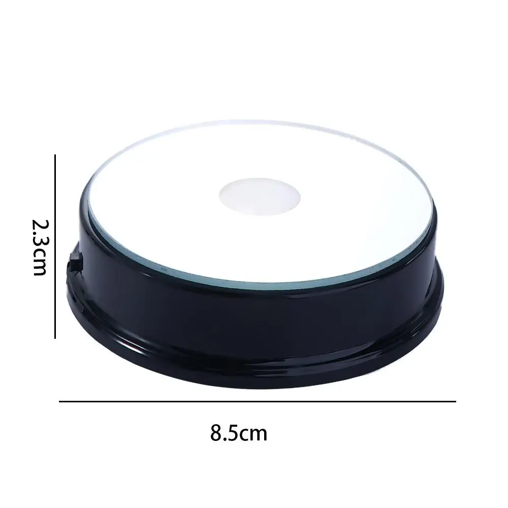 Operate Creative Colorful Gift Showing Black Photography Props Luminous Base Display Stand LED Ornament Crystal Light Base