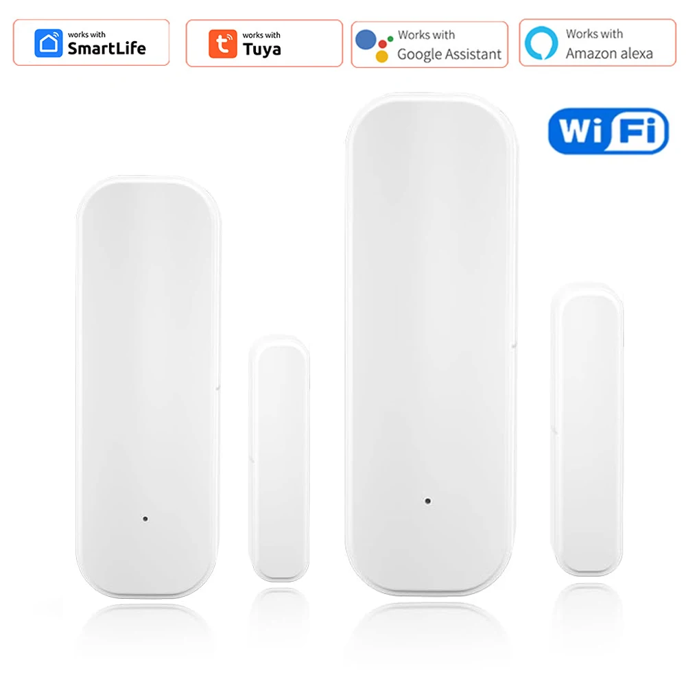 Tuya WiFi Door Window Sensor Security-Protection Door Open / Closed Sensor Smart Life Detector Control Via Alexa Google Home