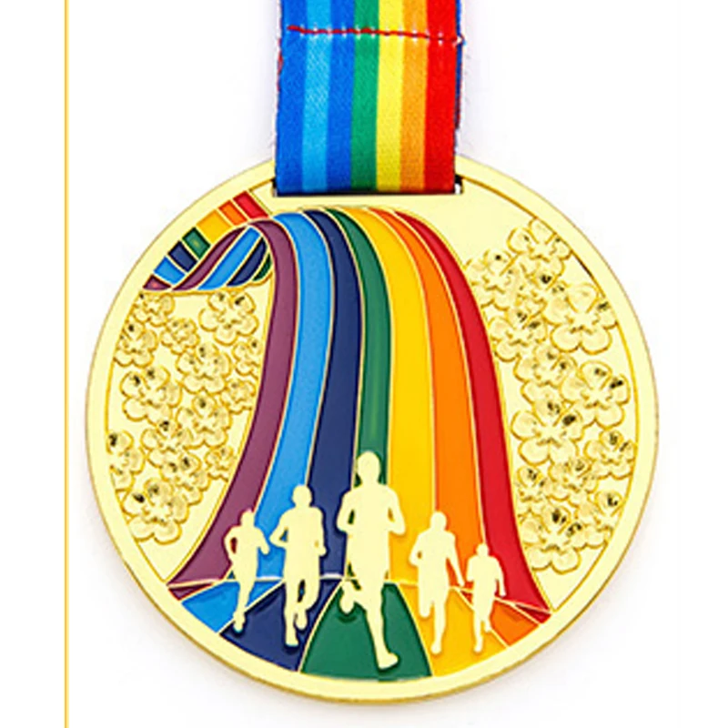 وسام الماراثون المعدنية، التخصيص الإبداعي، هدايا تذكارية لمنافسة الجري، جائزة، ديكور معلق حول الرقبة، قطعة واحدة