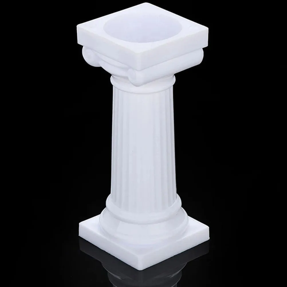 12Pcs Roman Column Cake Tier Supports Sturdy Plastic Pillars Cake Stand Kit Wedding Birthday Party Decorations