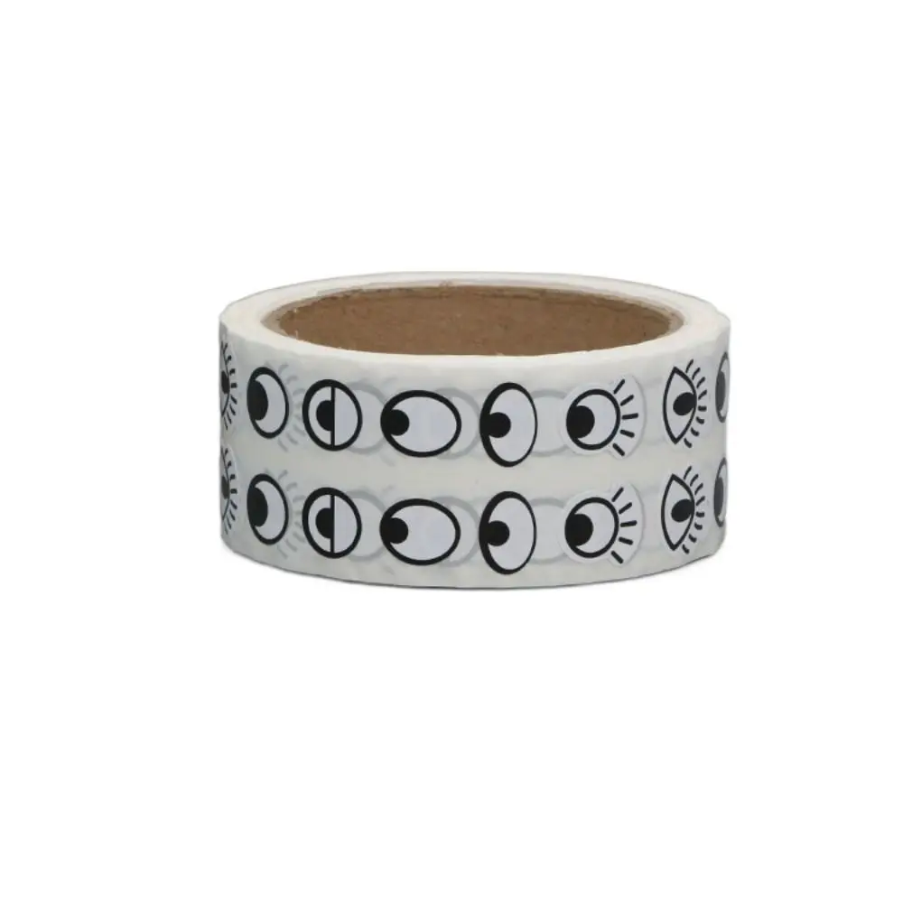 Sticky Labels Eyes DIY Roll Stickers Gifts Decor Waterproof Eyes Decorative Decals DIY Crafts Adhesive Children Toys Sticker