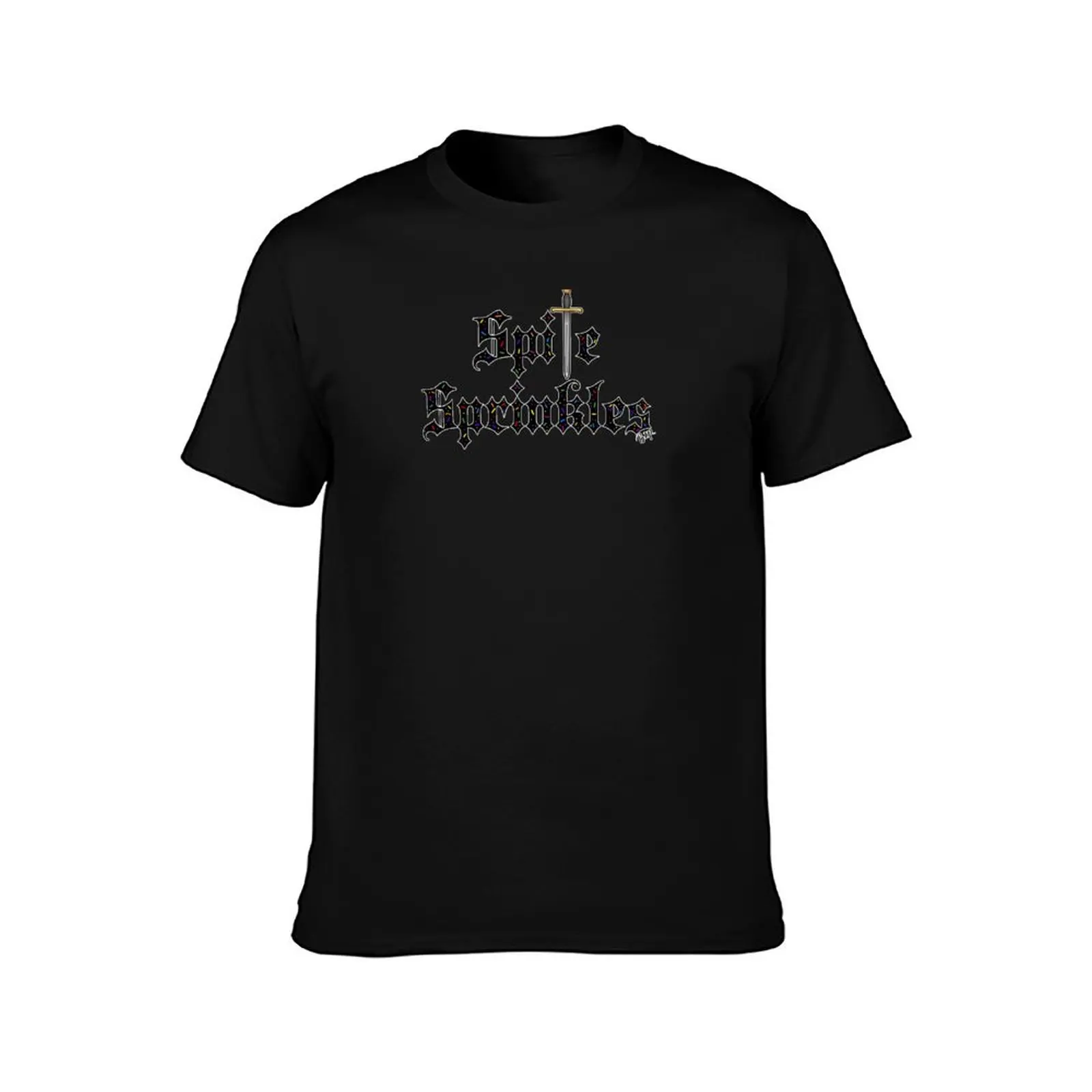 Spite Sprinkles Black T-Shirt Minimal Art Print T-Shirt